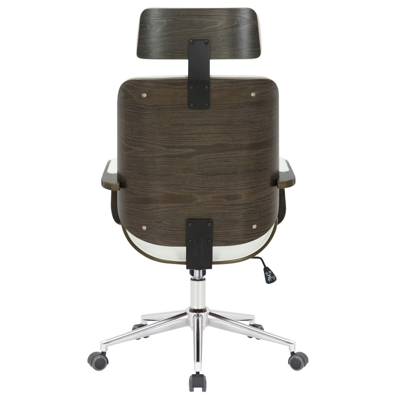 Fauteuil de bureau Dayton gris blanc/gris
