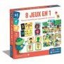 Clementoni - Coffret de 8 jeux en 1 - Jeux éducatifs formes, couleurs, nombres, quantités - Dés 3 ans