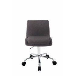 Tabouret de travail Club tissu gris foncé