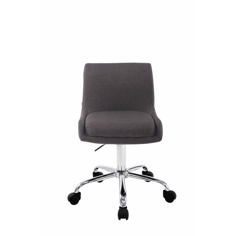Tabouret de travail Club tissu gris foncé