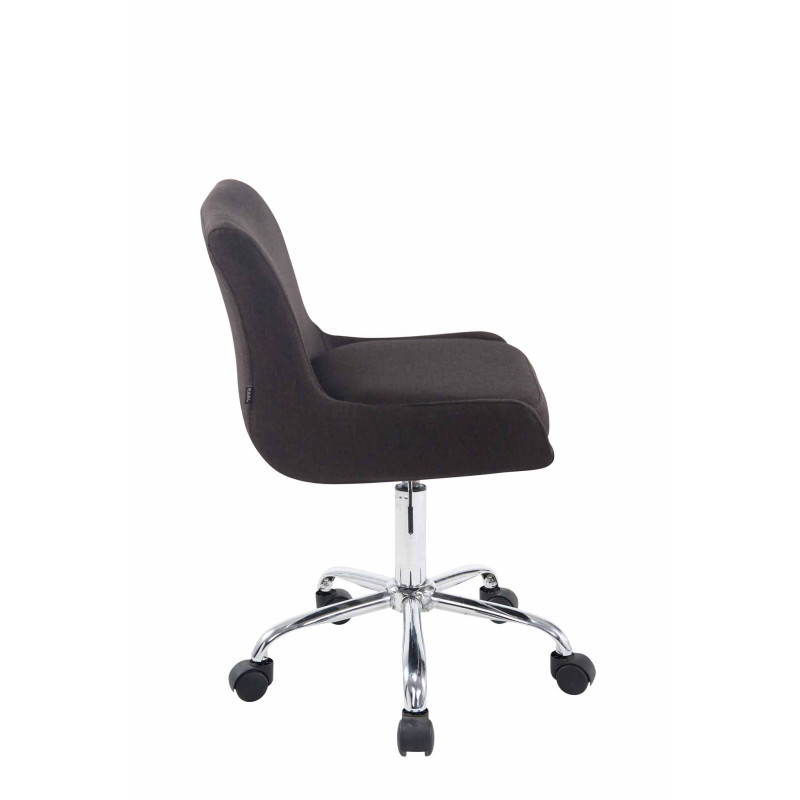 Tabouret de travail Club tissu gris foncé