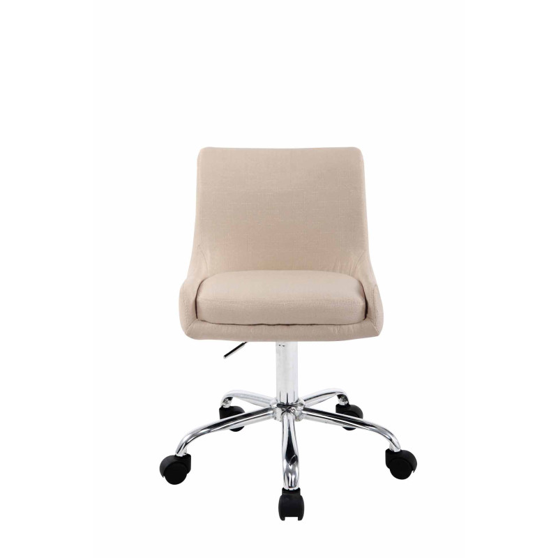 Tabouret de travail Club tissu crème