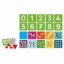 Montessori - Clementoni - Les chiffres tactiles - Jeu éducatif apprentissage des chiffres - 10 cartes chiffres rugueux - Dés 3 a