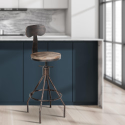 Tabouret de bar Hanam bronze