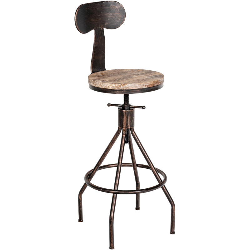 Tabouret de bar Hanam bronze