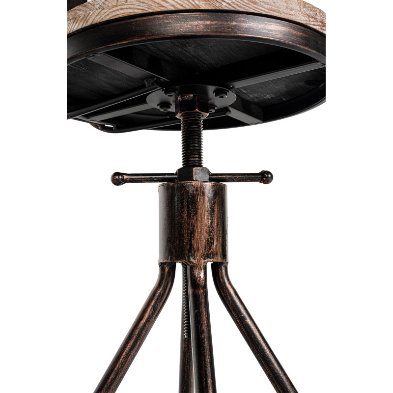 Tabouret de bar Hanam bronze