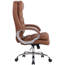 Fauteuil de bureau BIG Vancouver marron clair