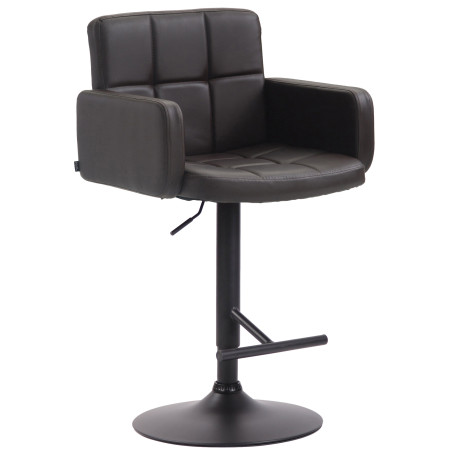 Tabouret de bar Los Angeles, noir brun