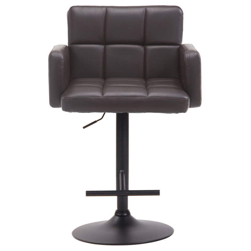 Tabouret de bar Los Angeles, noir brun