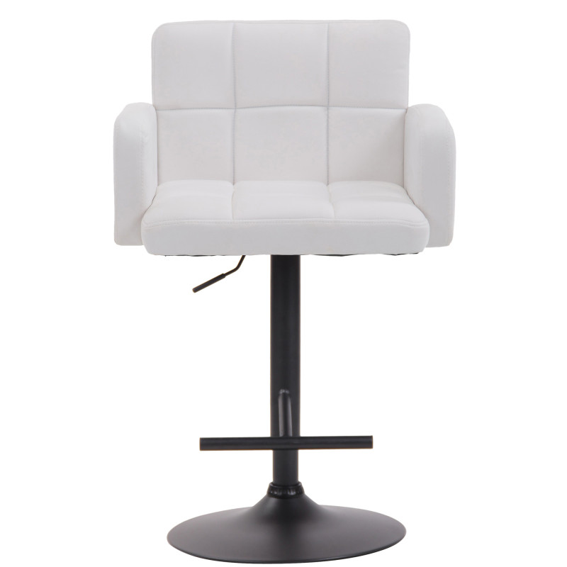 Tabouret de bar Los Angeles noir et blanc