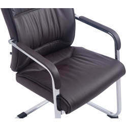 Lot de 2 Fauteuils cantilever XXL Anubis marron