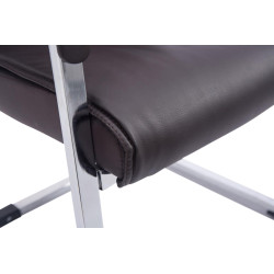 Lot de 2 Fauteuils cantilever XXL Anubis marron