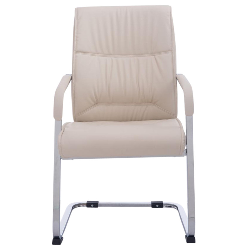 Lot de 2 Fauteuils cantilever XXL Anubis crème
