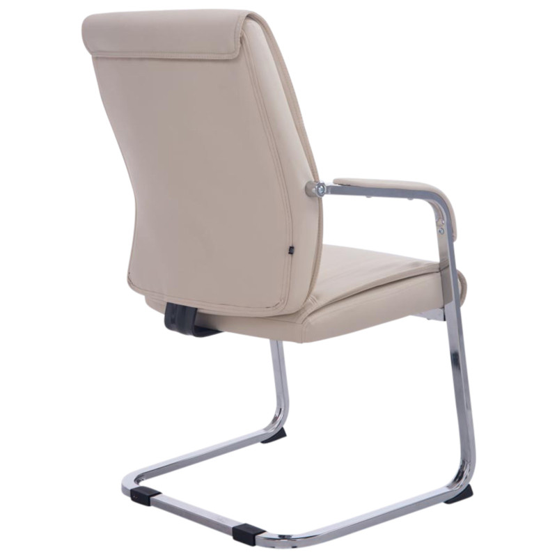 Lot de 2 Fauteuils cantilever XXL Anubis crème