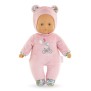 Mon Doudou COROLLE - Pti' Coeur Ours Rose - 30 cm - petit poupon - senteur de vanille - des 9 mois