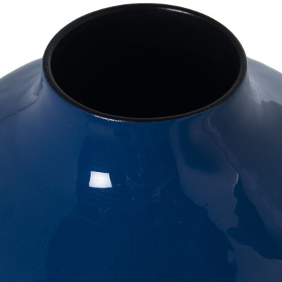 Vase Alexandra House Living Bleu foncé Métal 21 x 21 x 26 cm