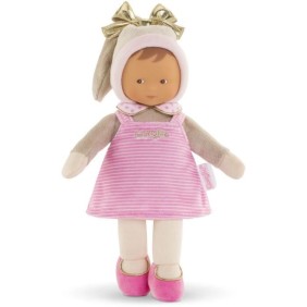 Mon Doudou COROLLE - Miss Rayée Reves d'Etoiles - 25 cm - petite poupée - senteur de vanille - des la naissance