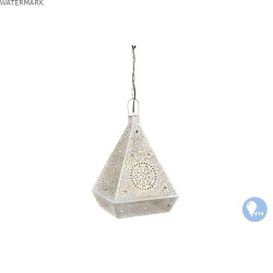 Suspension Home ESPRIT Blanc Doré Métal 25 W 29 x 26 x 40 cm