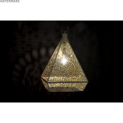 Suspension Home ESPRIT Blanc Doré Métal 25 W 29 x 26 x 40 cm