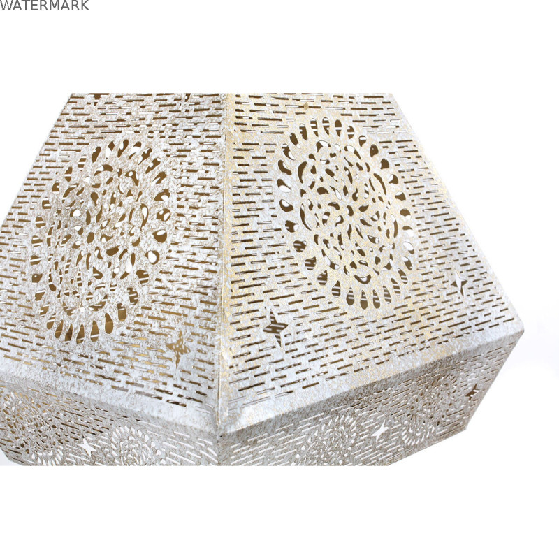 Suspension Home ESPRIT Blanc Doré Métal 25 W 29 x 26 x 40 cm