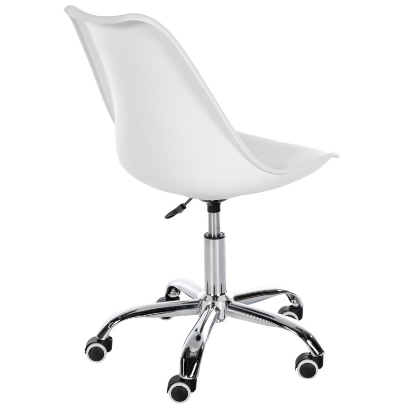 Tabouret de travail Laflin blanc