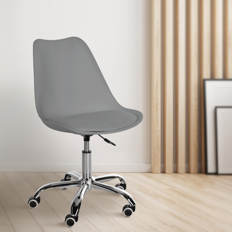 Tabouret de travail gris Laflin