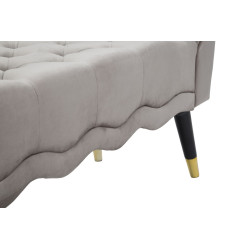 Glam Banc Paris Grigia & Or – Allure Distinctive 120x40x60