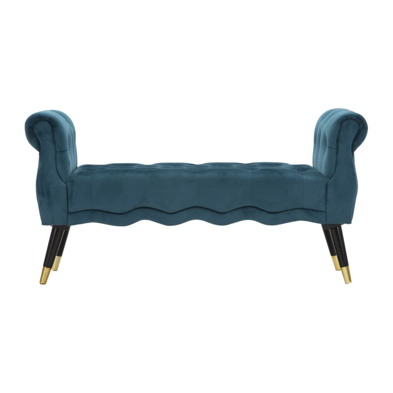 Glam Banc Paris Bleu & Or – Splendeur Royale 120x40x60