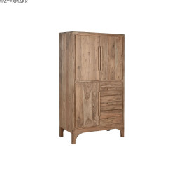 Buffet Home ESPRIT Marron Clair Acacia 90 x 45 x 160 cm