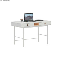 Bureau Home ESPRIT Blanc Naturel Polyuréthane Bois MDF 120 x 60 x 75 cm