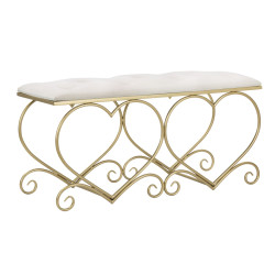 Glam Banc Cœur Crème –...