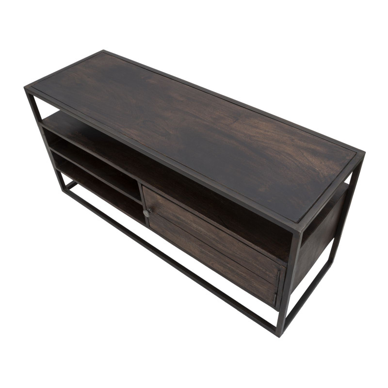 Industriel Support TV Burn – Force Authentique 120x40x55