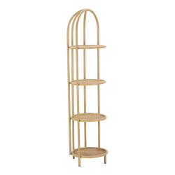 Boho Chic Étagère d’Angle Panama – Liberté Stylée 40x38x150