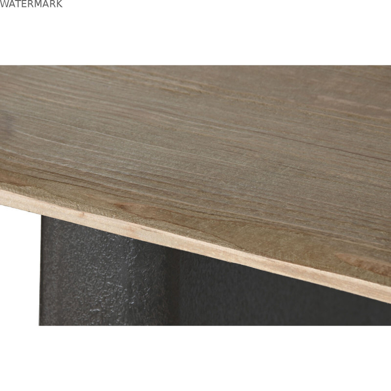 Table de Salle à Manger Home ESPRIT Naturel Brun foncé Sapin 200 x 90 x 75 cm