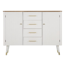 Boho Chic Armoire Matera – Charme Naturel 117x37x90