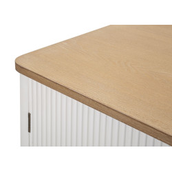 Boho Chic Armoire Matera – Charme Naturel 117x37x90