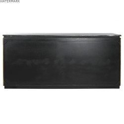 Buffet Home ESPRIT Argenté Laiton Marbre 180 x 40 x 85 cm 180 x 40 x 86 cm