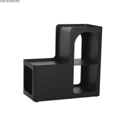 Table d'appoint Home ESPRIT Noir Métal 60 x 30 x 60 cm