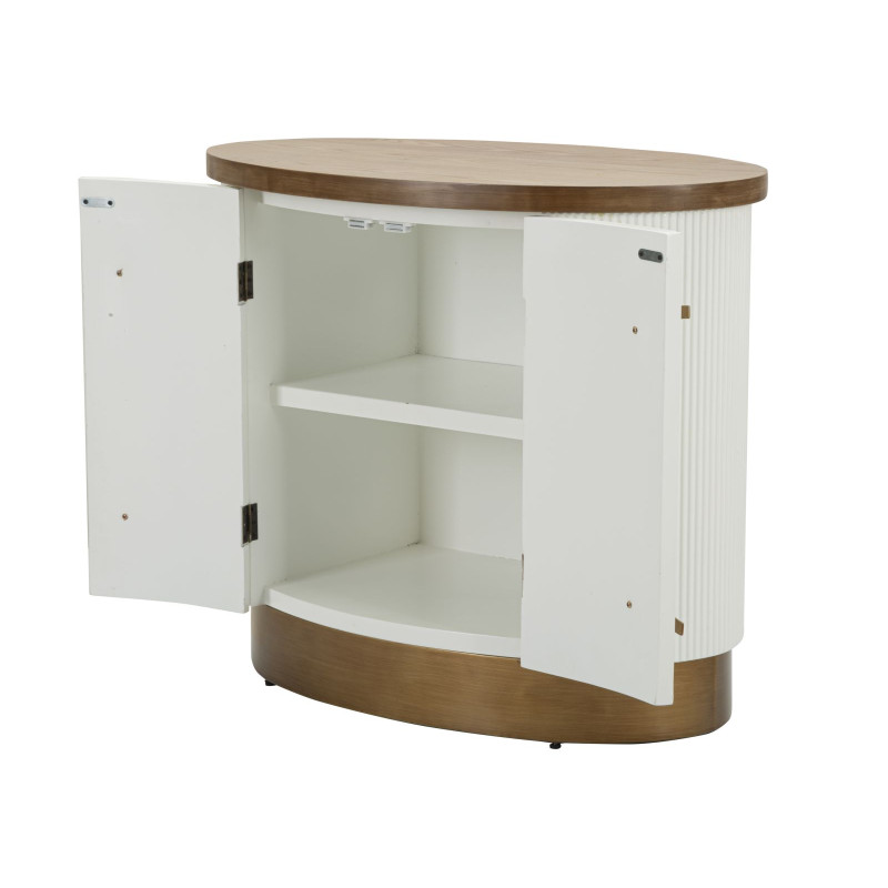 Moderne Armoire Tolosa 2 Portes – Praticité Chic 79x48x67