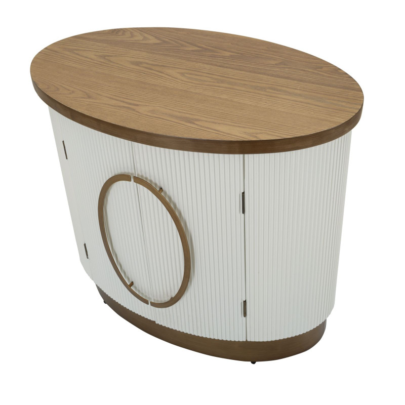 Moderne Armoire Tolosa 2 Portes – Praticité Chic 79x48x67