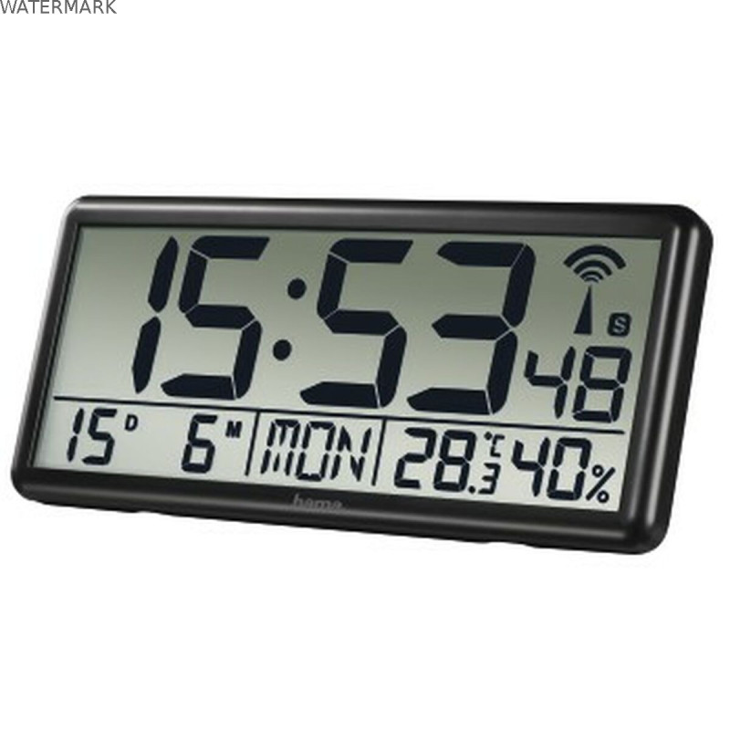 Horloge Murale Hama Jumbo Noir Plastique