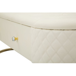 Glam Banc Sharon avec Tiroirs – Chic Fonctionnel 120x40x43