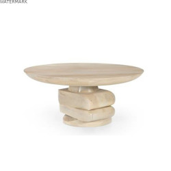 Table Basse Home ESPRIT Bois de manguier 80 x 80 x 39 cm
