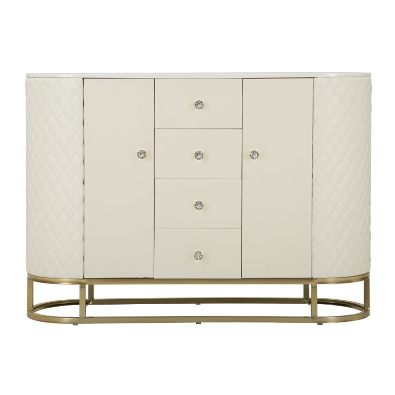 Glam Armoire Sharon – Style Raffiné 120x40x85
