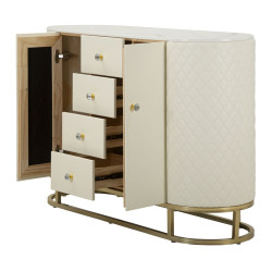 Glam Armoire Sharon – Style Raffiné 120x40x85