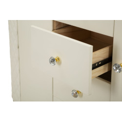Glam Armoire Sharon – Style Raffiné 120x40x85
