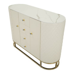 Glam Armoire Sharon – Style Raffiné 120x40x85
