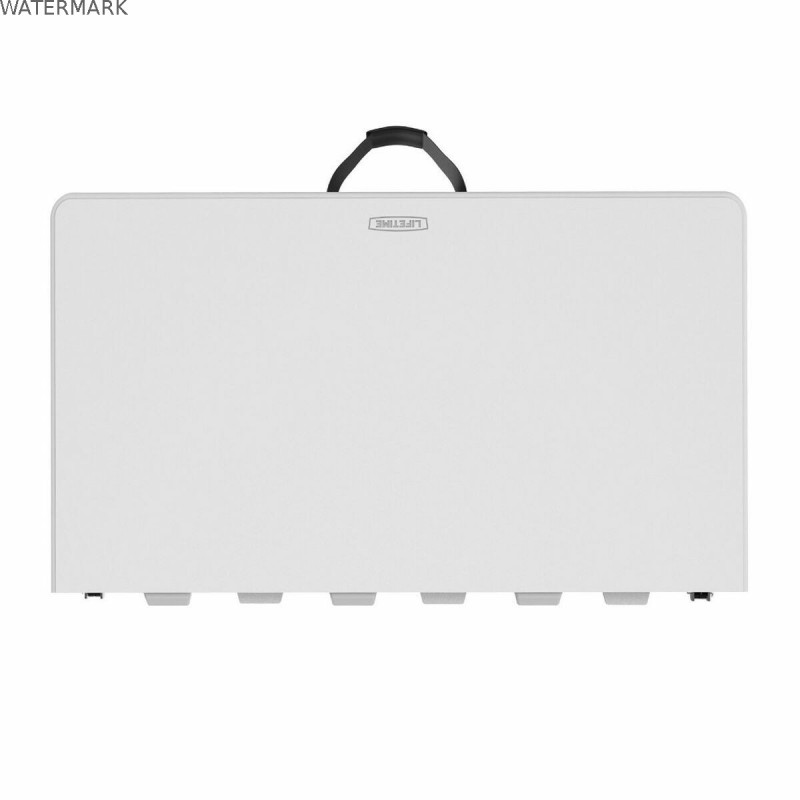 Table Piable Lifetime Blanc Carré Acier Plastique 94 x 94 x 74 cm