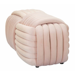 Moderne Banc Softy Rose – Douceur Moderne 90x45x45