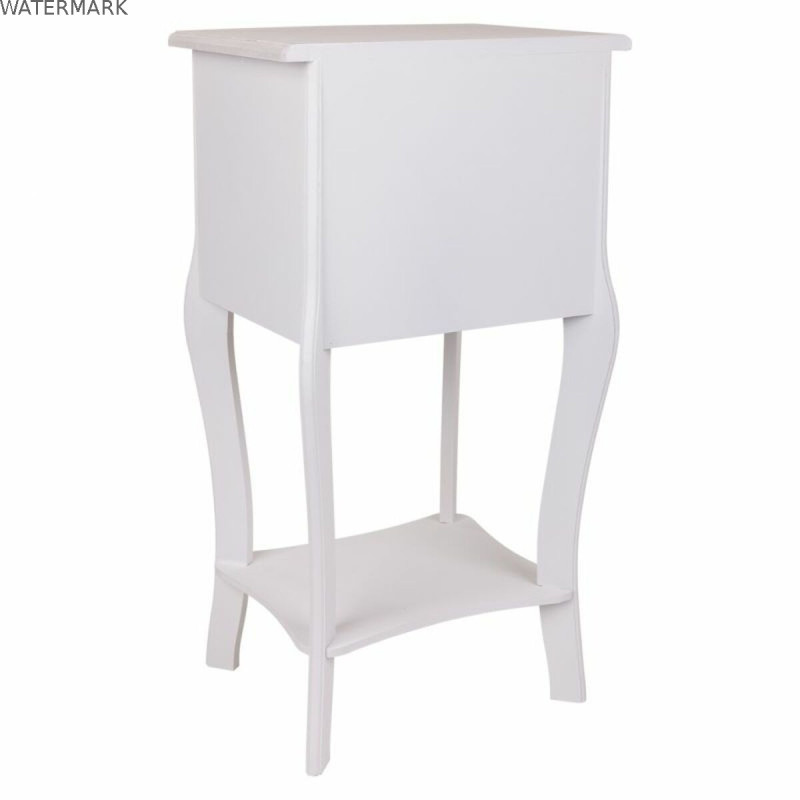 Table de Nuit Alexandra House Living Blanc 31 x 71 x 38 cm
